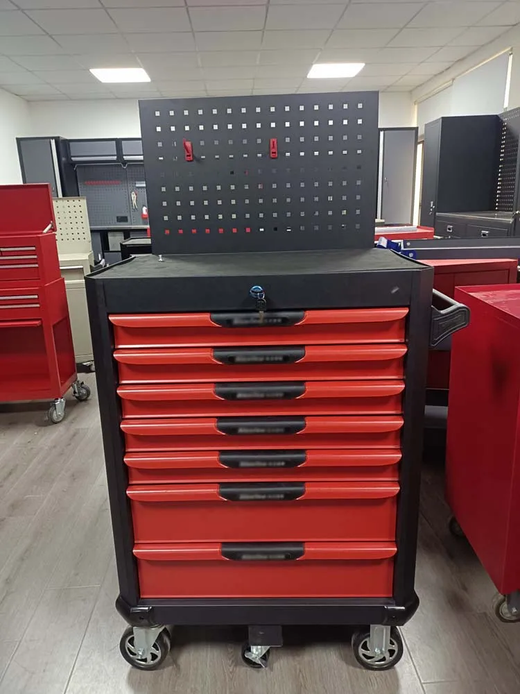 Heavy Duty Professional Movable Tool Trolley Chest Workshop Garage ...