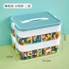 Olive green 2 layer (with partition and inner box)