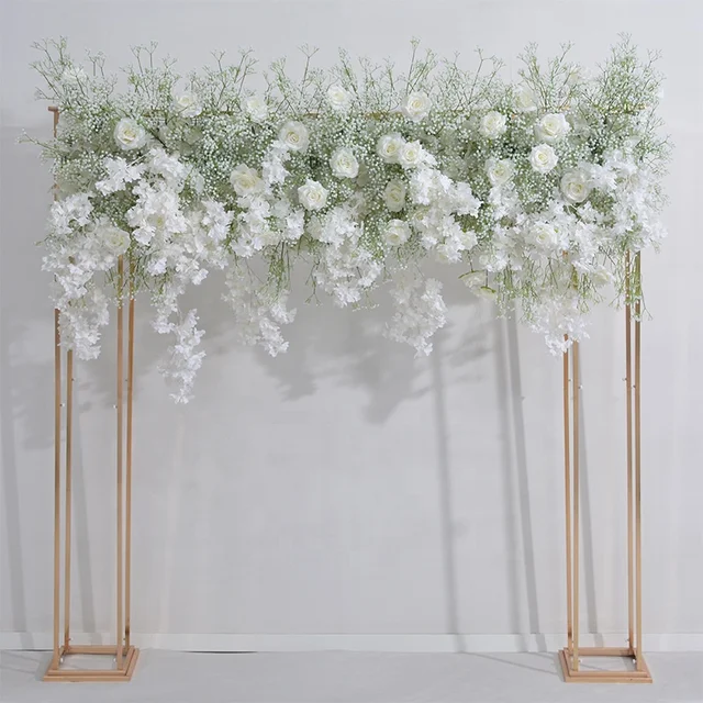 Artificial Flowers Babybreath Garland Artificial Babybreath Vine Hanging Flower Greenery Garland for Wedding Arch