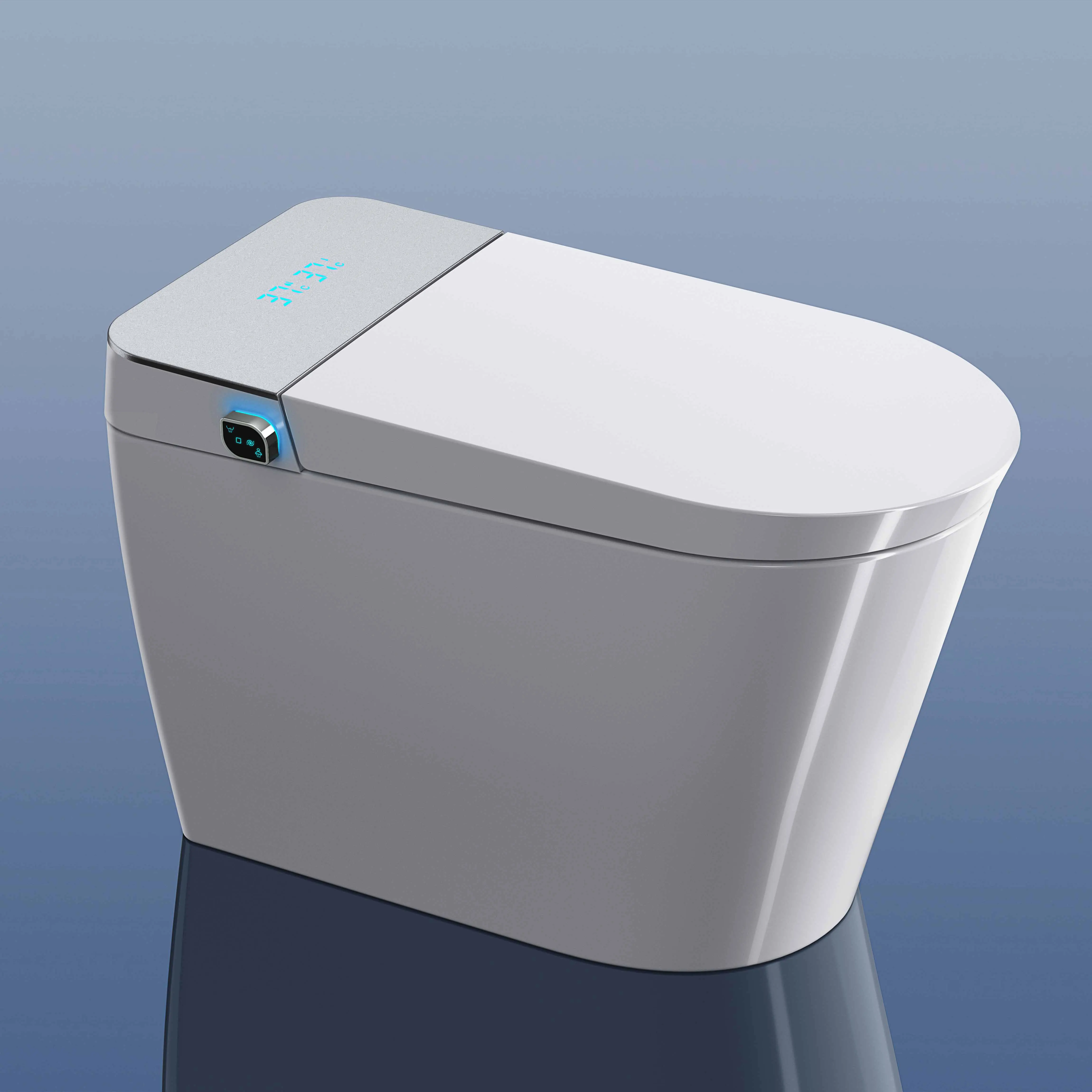 Intelligent Porcelain Wc Floor Mounted Water Japan Toilet Bowl Bathroom Automatic Ceramic Black Smart Toilet