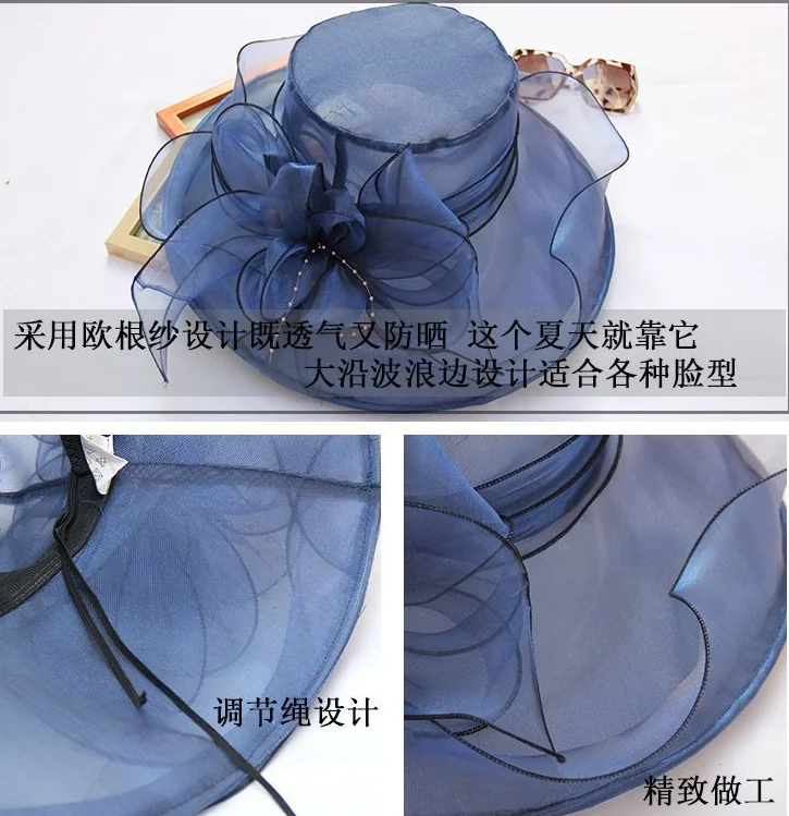 Elegant Sun Hats for Women - Perfect for Tea & Travel display picture 2