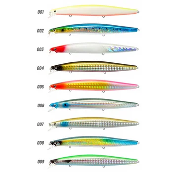 Japanese-style Artificial Hard Bait Long-Cast Lure Minnow Dead-Bait System Floating Vibrating Twitch-and-Pause Action Bass Fish – Minnow – view 3