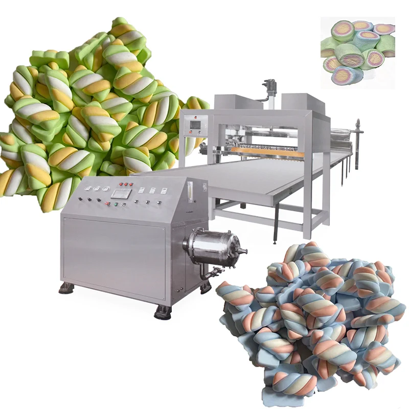 Factory Price Automatic Filling Marshmallow Making Machine Cotton Candy Production Line