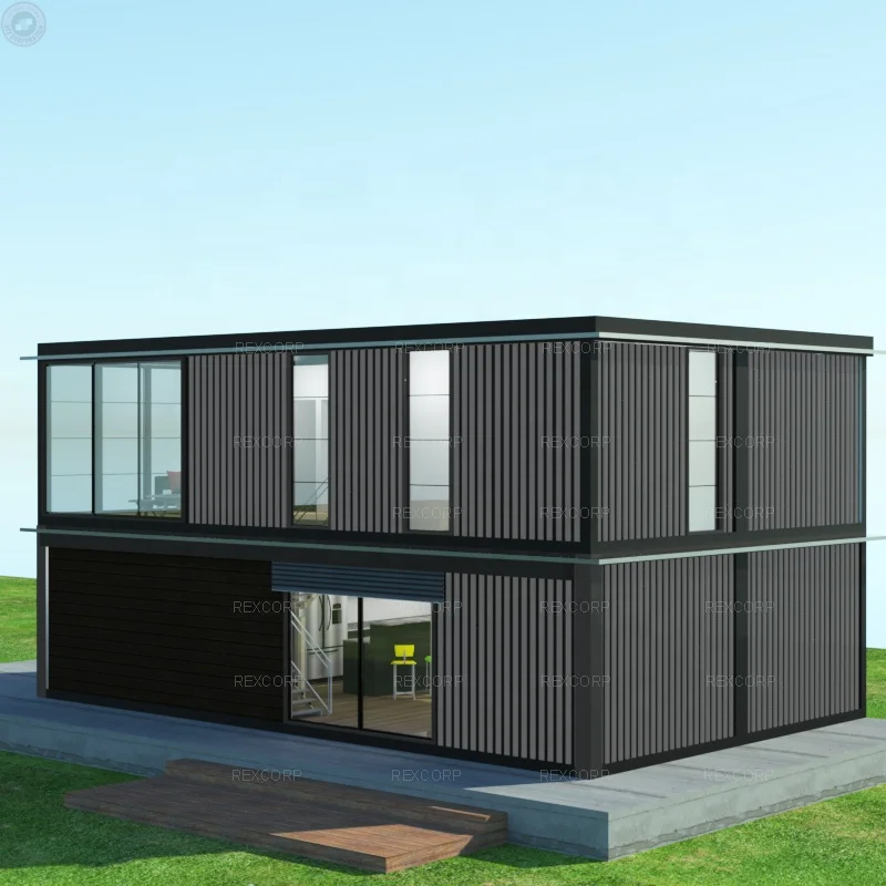 Modern 40ft Shipping Modular Container House 5 Bedroom Modular Container House Family Home Building