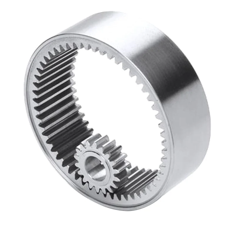CNC Machining Custom High Quality Large Diameter Module Ring Gears Pinion and Internal Gear Ring Gear Planetary Teeth