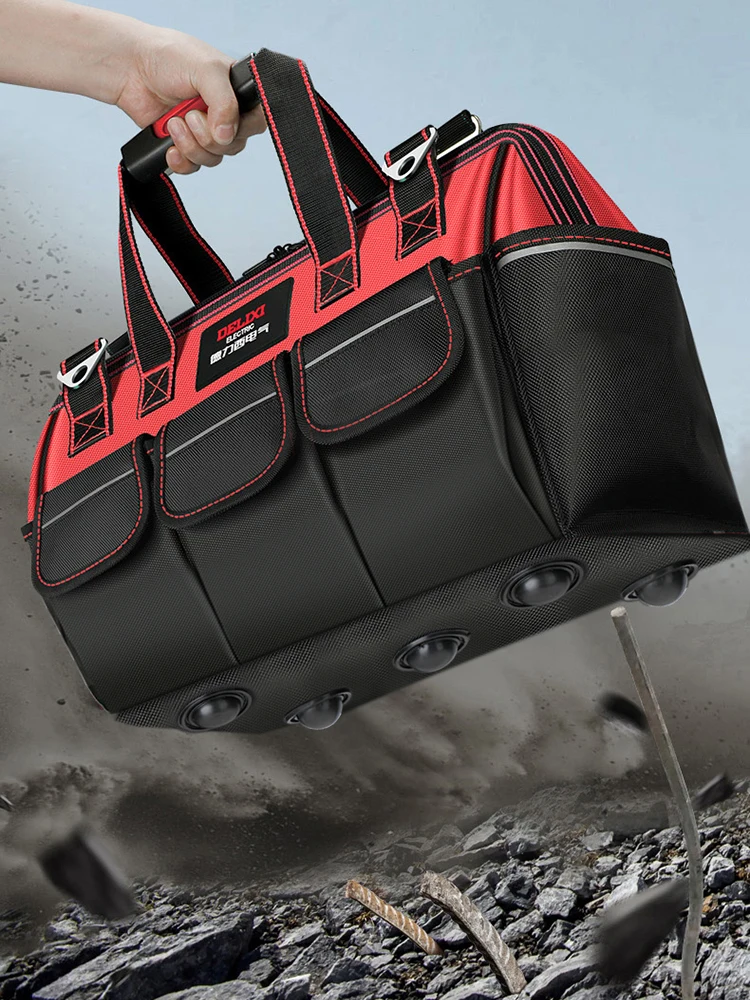Delixi Electric Tool Bag - Durable 1680D Oxford Cloth