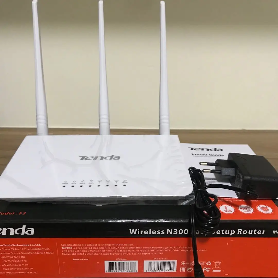 Home Use Tenda Wireless WiFi Router F3 - China Router and F3 Router price