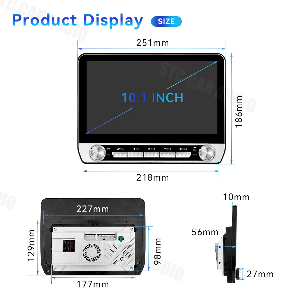 2GB RAM 32GB ROM Android 13 Car Radio for Ford Kuga 2008-2010 FM AM Bluetooth Carplay with Auto GPS & DSP Dashboard Video Player
