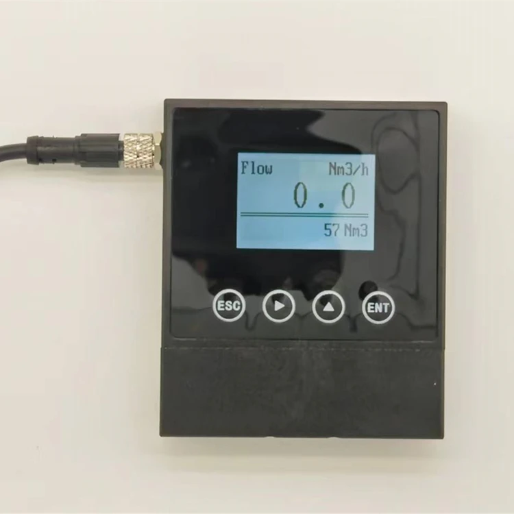 Micro thermische gasmassastroommeter met RS485 MODBUS hoge precisie gasmassastroommeter Gasmassastroomregelaar