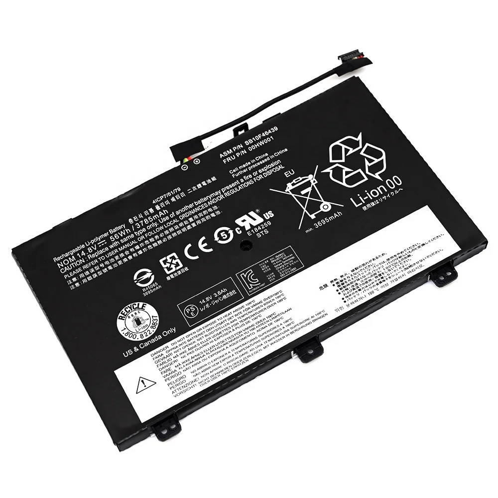Rechargeable Laptop Battery Sb10f46439 00hw001 For Lenovo Thinkpad S5 S3 Yoga New Notebook