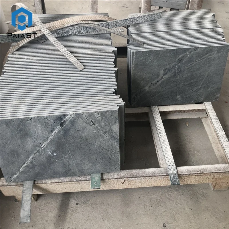 Mga Tile sa Sahig na Grey na May Disenyong Pagkakalagay ng Granite