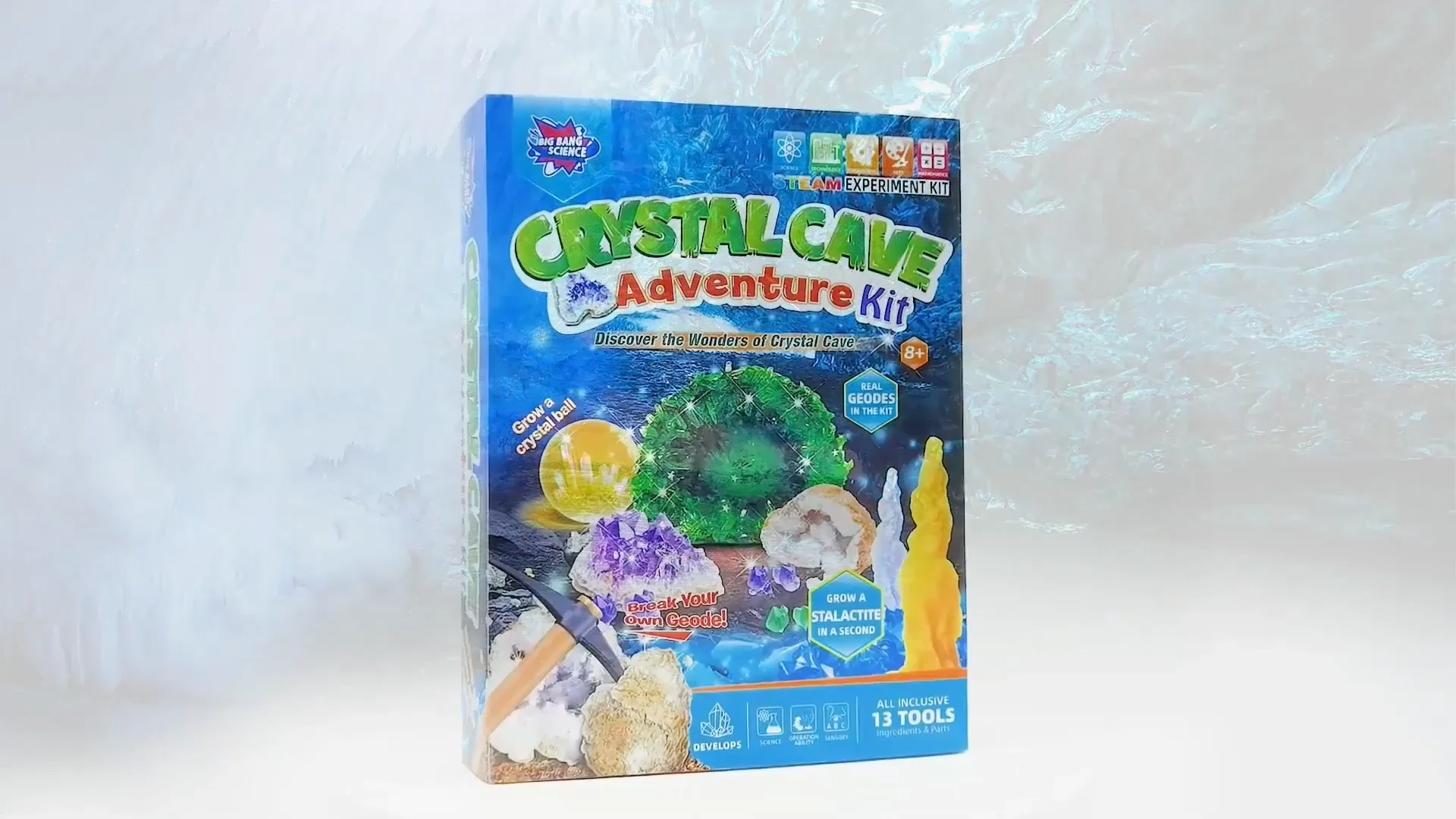New Coming Magic Crystal Growing Caves With Real Geodes Kids Diy