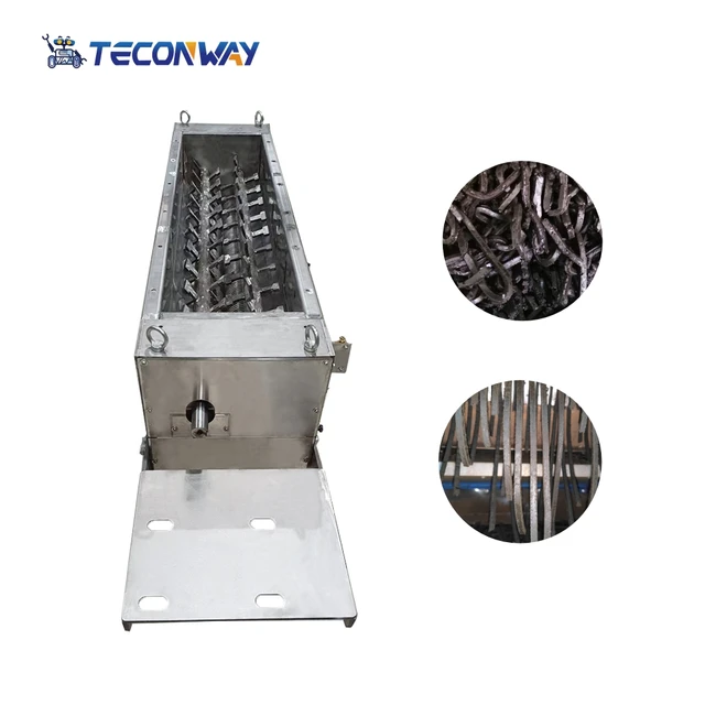 SS304 High Quality Knurling Cutting Roller Sludge Slitter for Cutting Sludge Strip for Heat Pump Dryer 5