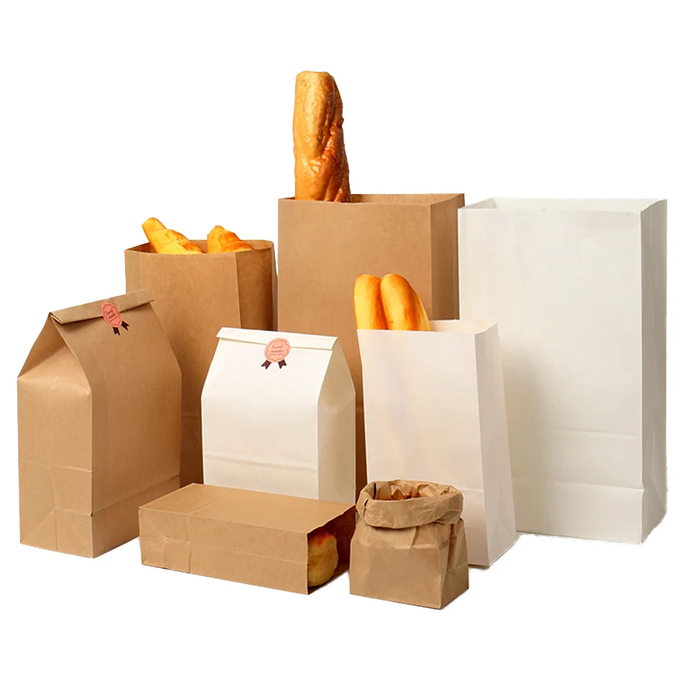 Chicken Bag Craft Paper Bag For Food Custom Food Bag Logo