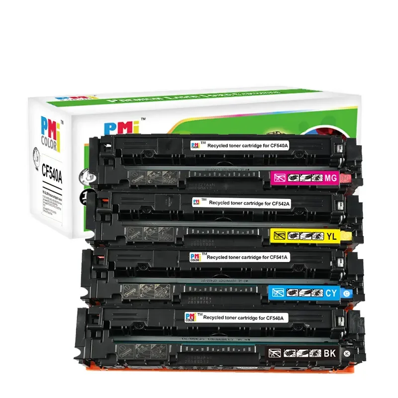 Pack 4 Cartouches Toner Compatible HP 203X – Pour Imprimantes Color LaserJet Pro M281fdw, M254dw, Etc. (noir, Cyan, Magenta, Jaune)