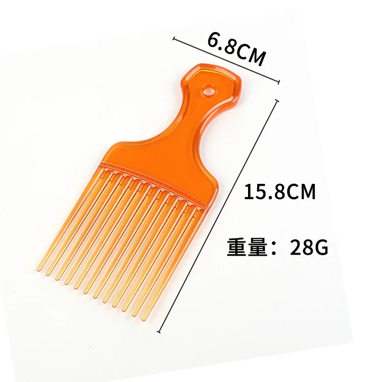 Wholesale Custom Hair Pick Afro Comb High Quality Styling Plastic Twist for Black Men
