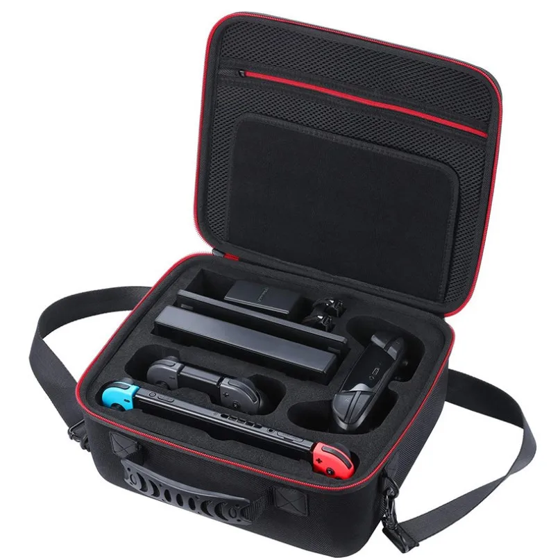 Large Capacity Storage EVA Case for Nintendo Switch Console Special Durable Travel EVA Video Game Case Pouch  Hard Carry