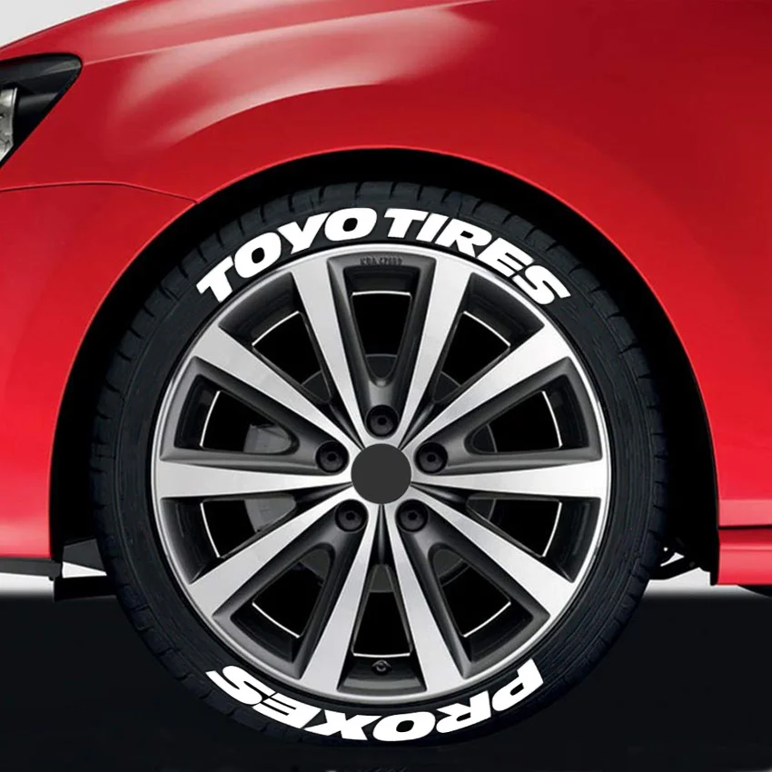 Tire Lettering Sticker To Yo Tires Proxes Car Body Decoration Pvc