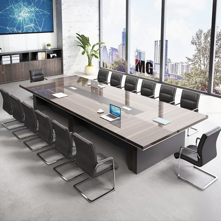 China Supplier High Quality Wooden Conference Table And Chairs Set