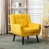 Yellow + Upholstered