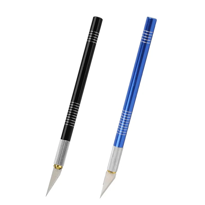 High Quality Aluminum Leather Handwork Tool  Pen Knife for Paper Hobby Art Craft Knife