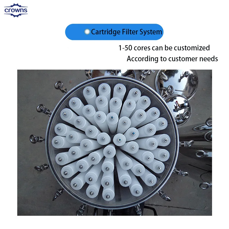 Intelligent 10" 20" 30" 40" Water Cartridge Filter Housing