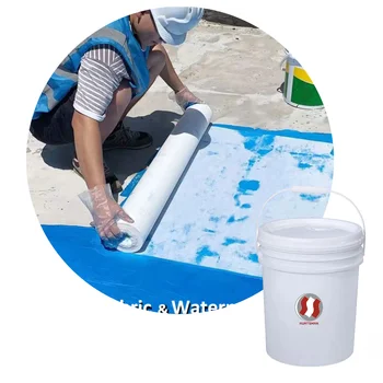 Waterproof Polyurethane Liquid Coating Spray Water-Based PU for Roof Waterproofing-Environmentally Friendly & Durable
