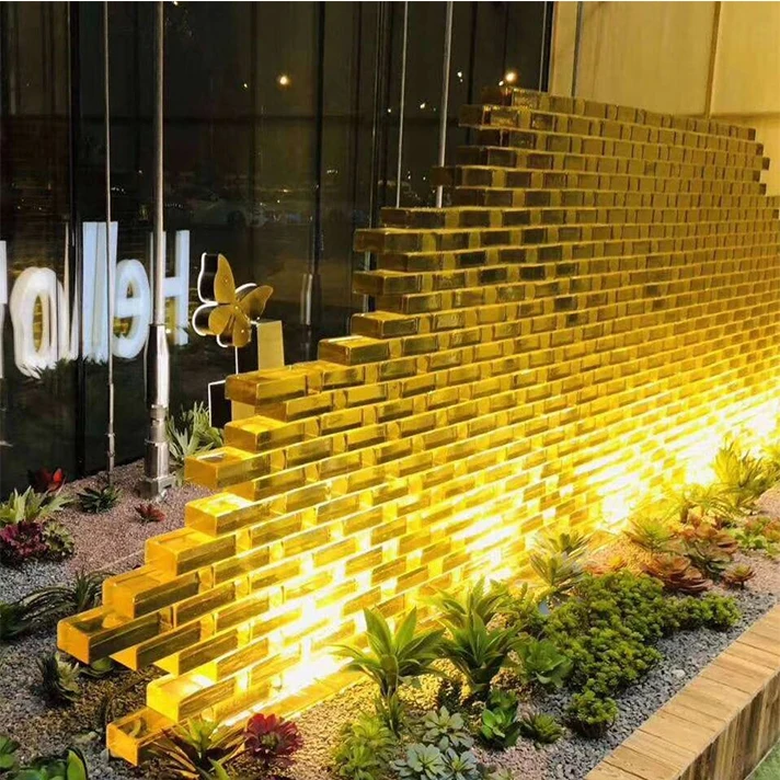 High Quality Led Light Glass Bricks Block / clear Glass Brick / Glass Brick for Wall