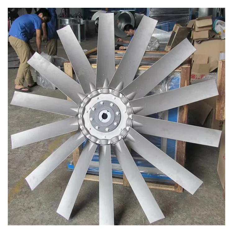 Industrial Axial Fan Impeller with Aluminum Steel Material