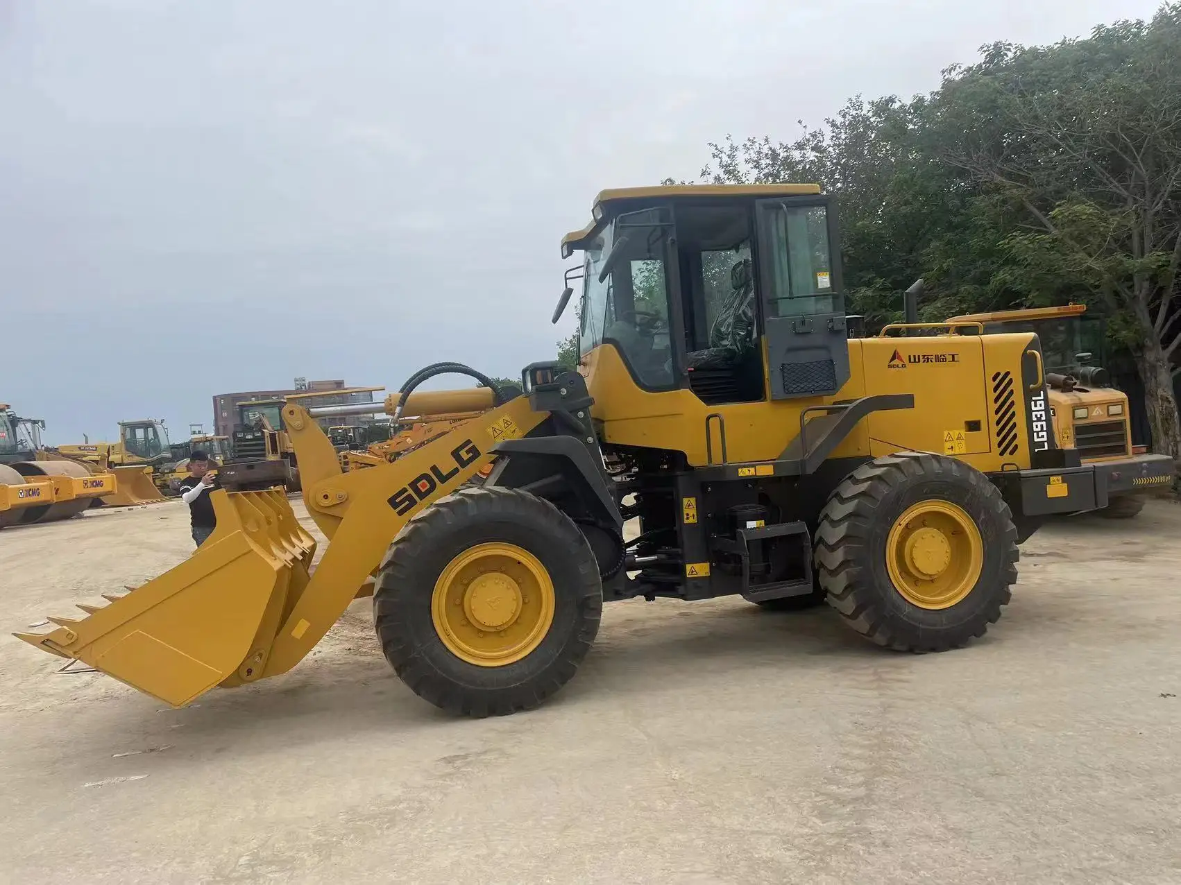SDLG 936 936L Second Hand Loader Front End 3 Ton High Efficiency