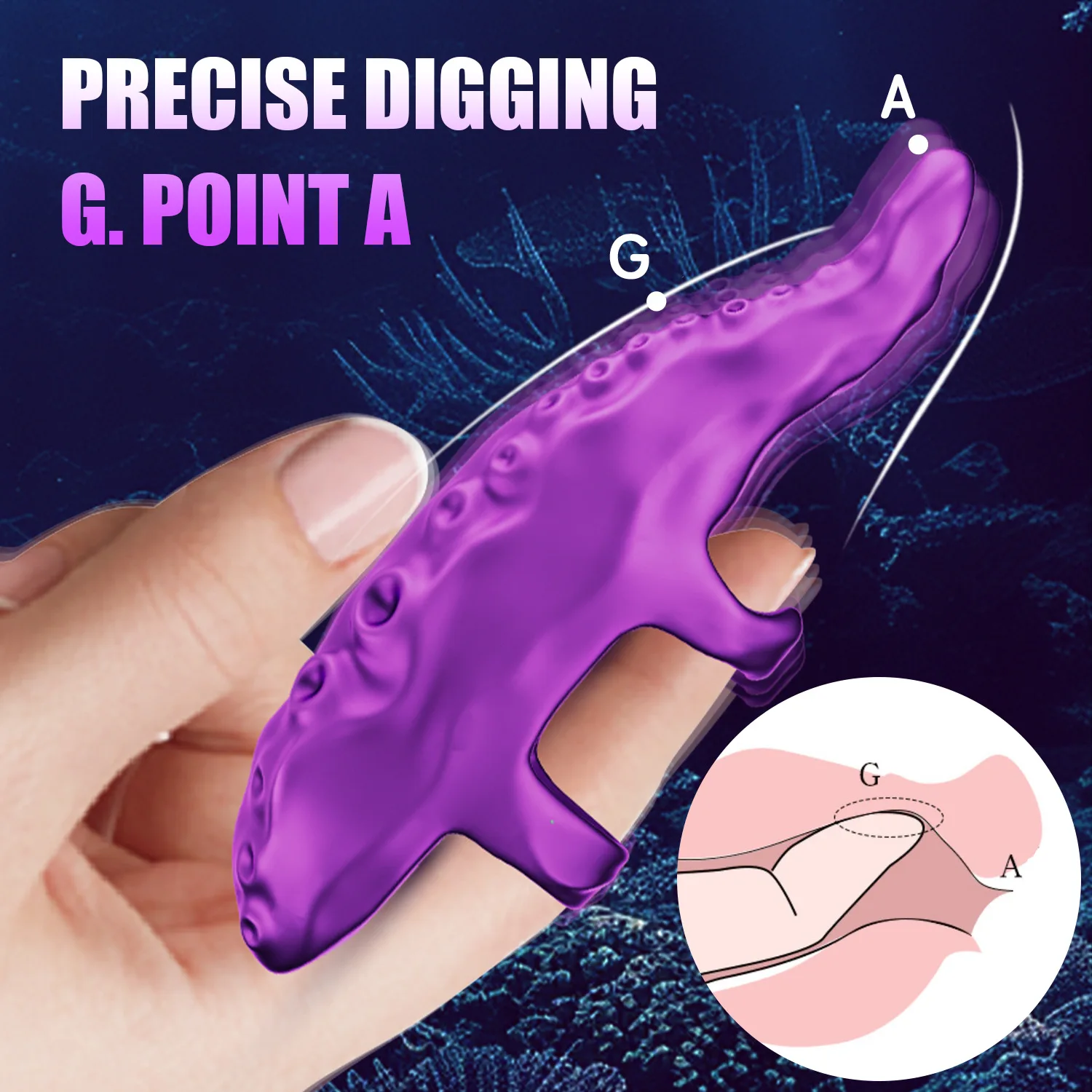 Finger Vibrator Adult Sex Toys With 9 Vibrations Modes, Nipple Clitoral Vibrator G Spot Vibrators, Sex Toys For Women Couples_voghion.com