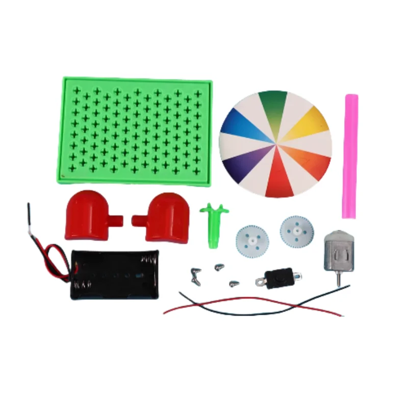 Science and Technology Small Production Newton Seven Color Disk Children's Handmade Invention Maker Education STEM Science