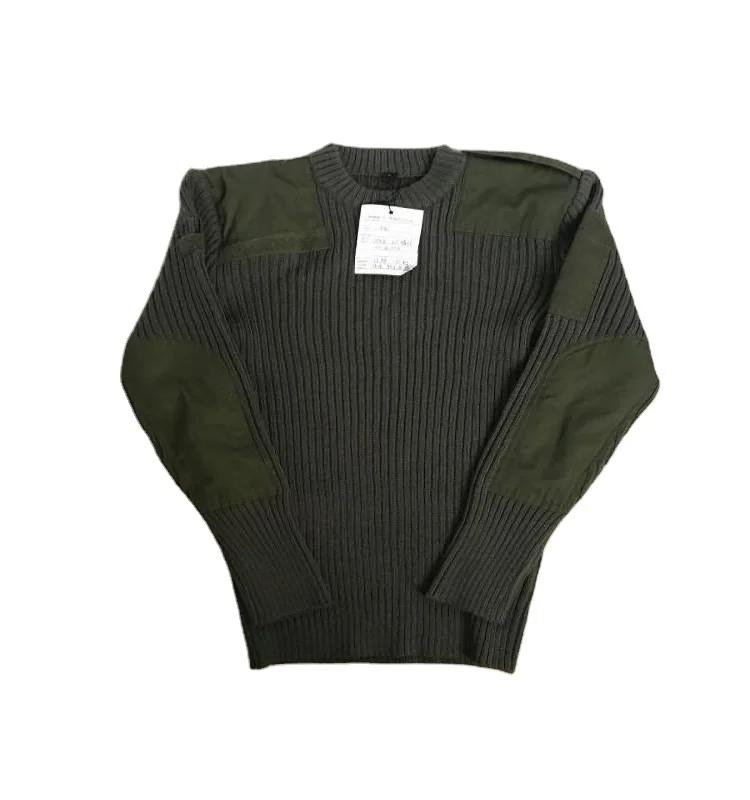 military knit sweater