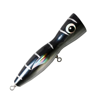20cm 120g Wooden Splashing Popper Lure Saltwater Boat Trolling Fishing Artificial Bait – Popper – view 2