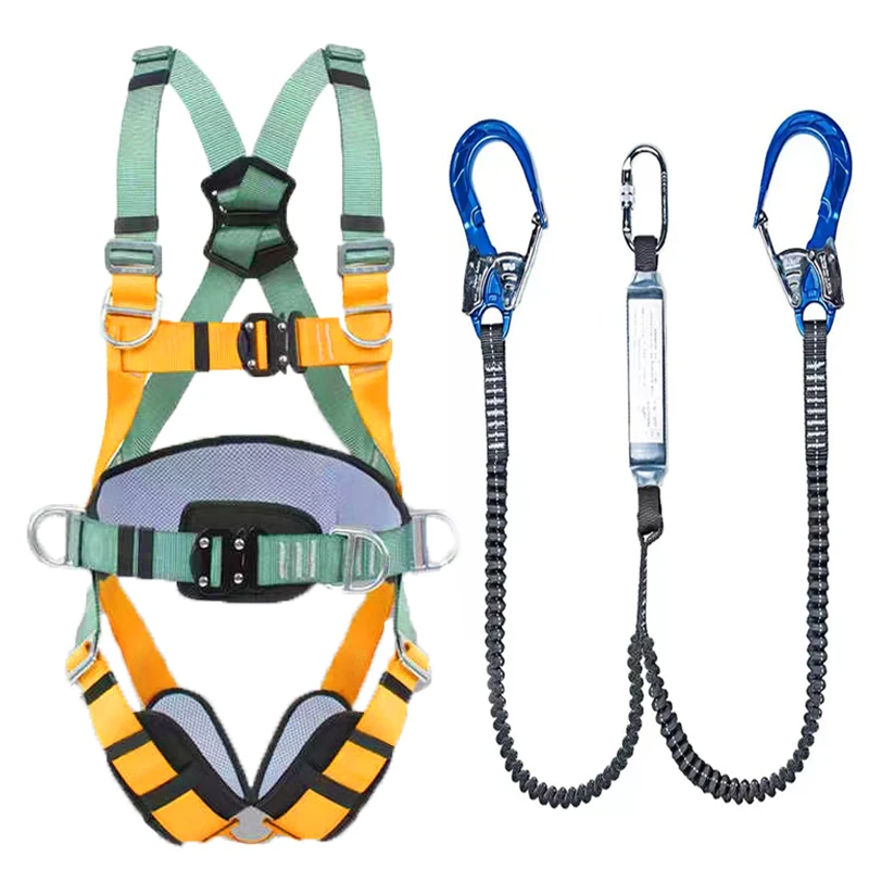 Five Point Harness Safety Fall Protection Safety Harness With Double ...