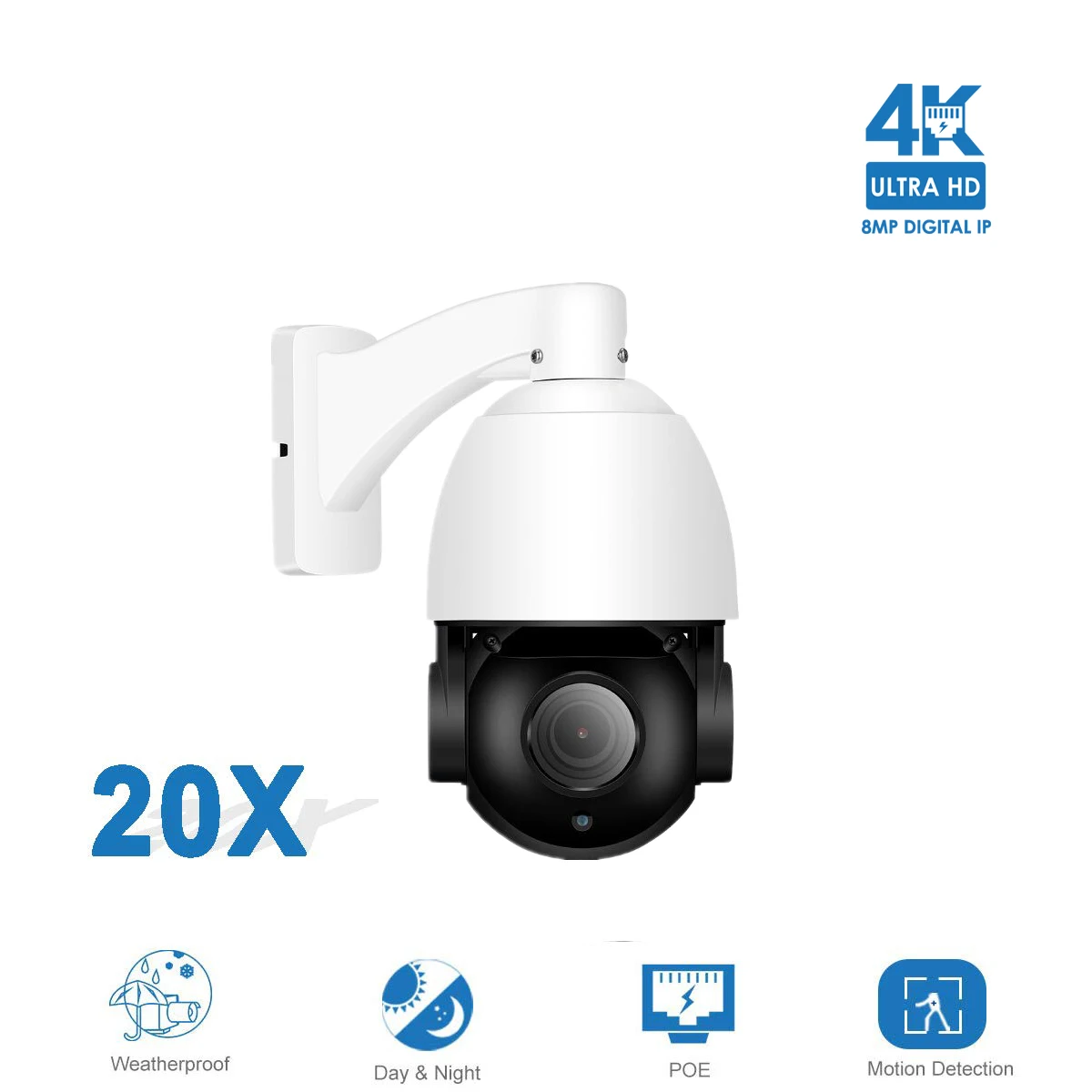 20X 4K 8MP Auto Tracking IP PTZ speed dome Sigmastar chispet IMX415 Sensor  Human detection Vehicle detection| Alibaba.com