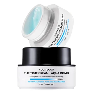 Dual Power 50ml Day Night Moisturizer 5% Niacinamide Pure Squalane Anti-Aging Cream for Wrinkle Reduction Acne Control Glycerin