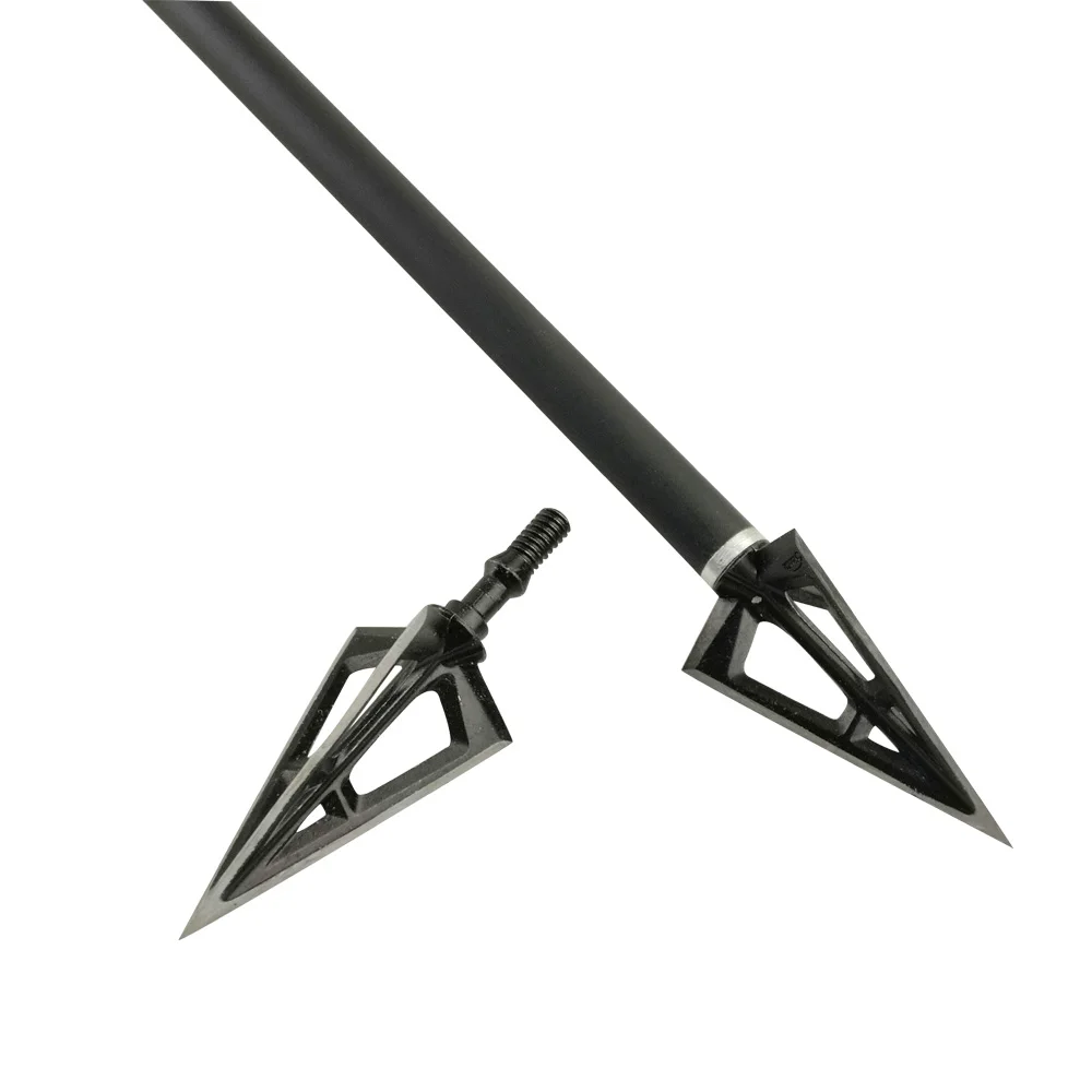 MAGNUS Bullhead 3 Lames Pointes de chasse grand diamètre spéciales pour dindons, oies et tir en vol - 100 & 125 grains