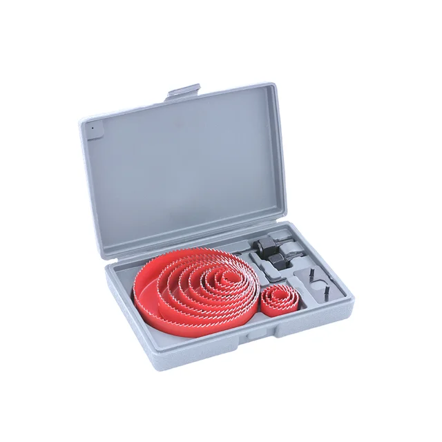 High Carbon Steel 8pcs Set Kit HSS Wood Tool Hole Saw for Plasterboard Board Ceiling for Cutting Wood Drill Bits