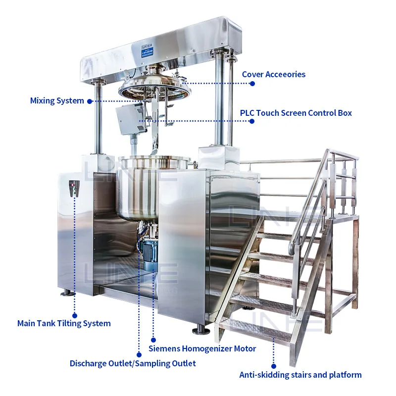 Двойной гидравлический лифтинг эмульгатор косметический крем лосьон тонер масло для загара увлажняющий гомогенизатор