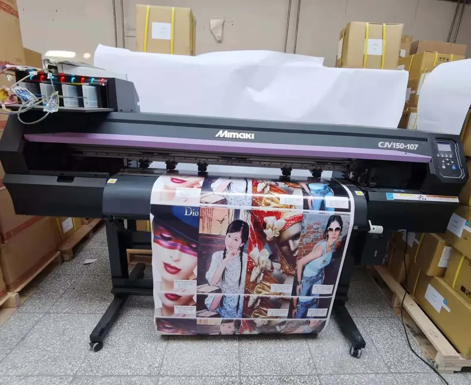 Used Mimaki Original Printer Print And Cut Machine Printer Cjv150107