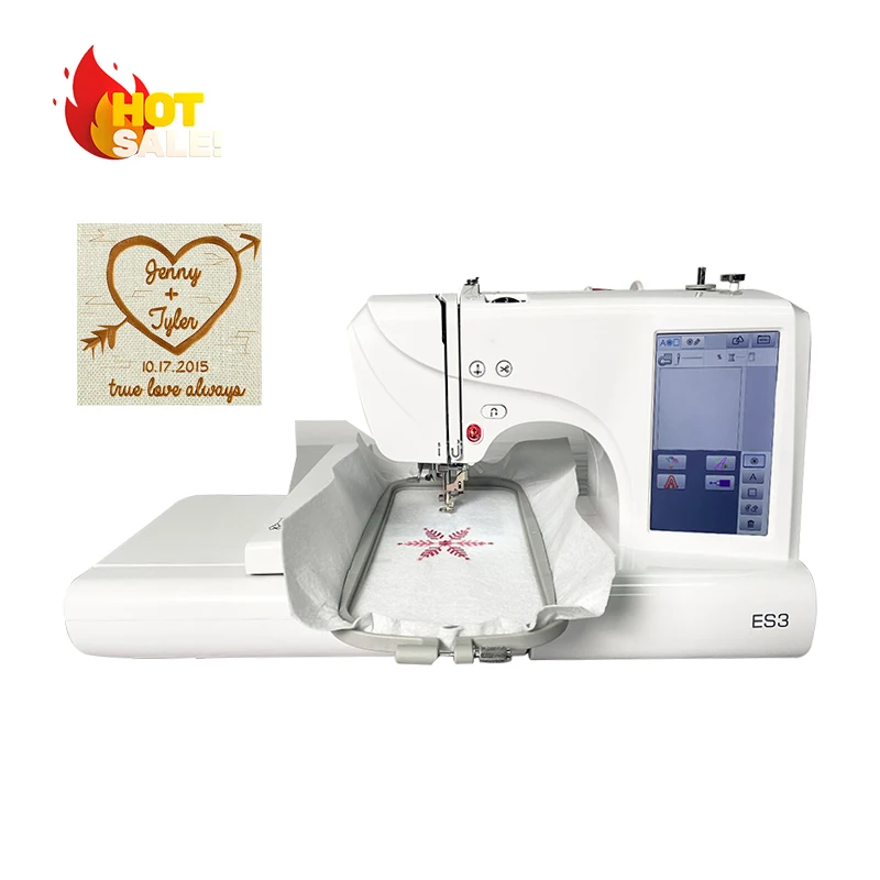 Digital Single Needle Embroidery Machine 3D Puff Garment T Shirt Embroidery Machine Small Computer Sewing and Embroidery Machine