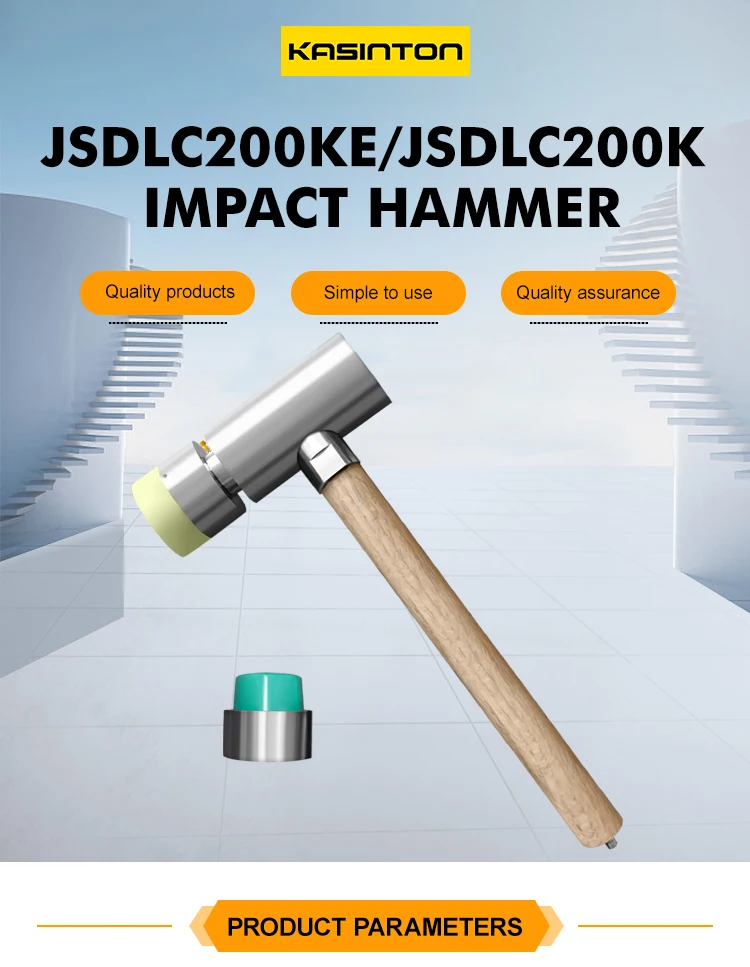 JSDLC200KE Easy And Portable Hammer Handle Length 900Mm Model(PE) Stainless Steel Impact Hammer factory