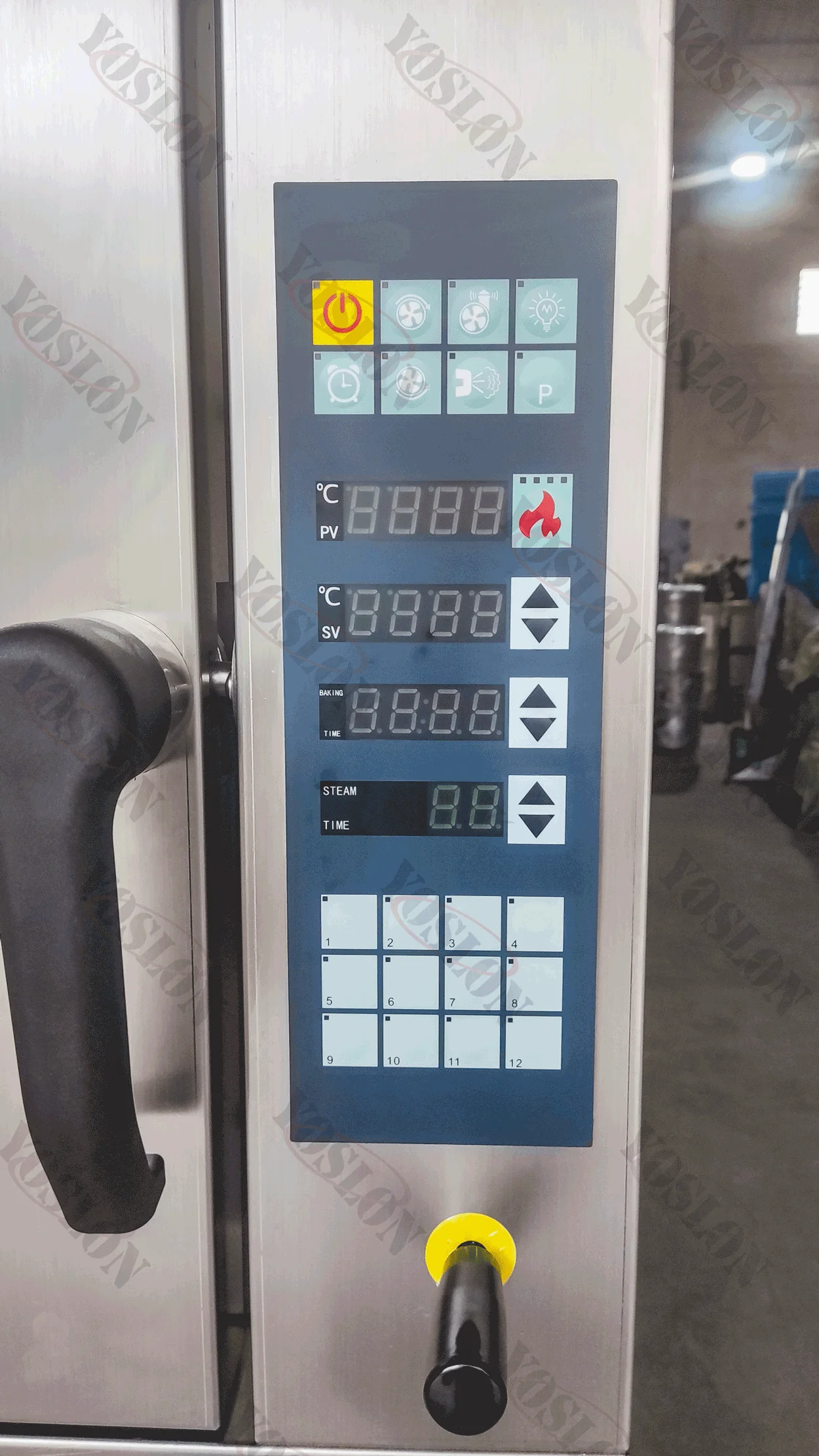 YOSLON Automatic Commercial 5 10 Trays Hot Air Cake Cookie Bread Cake Baking Bakery Machine Restaurant Electric Convection Oven