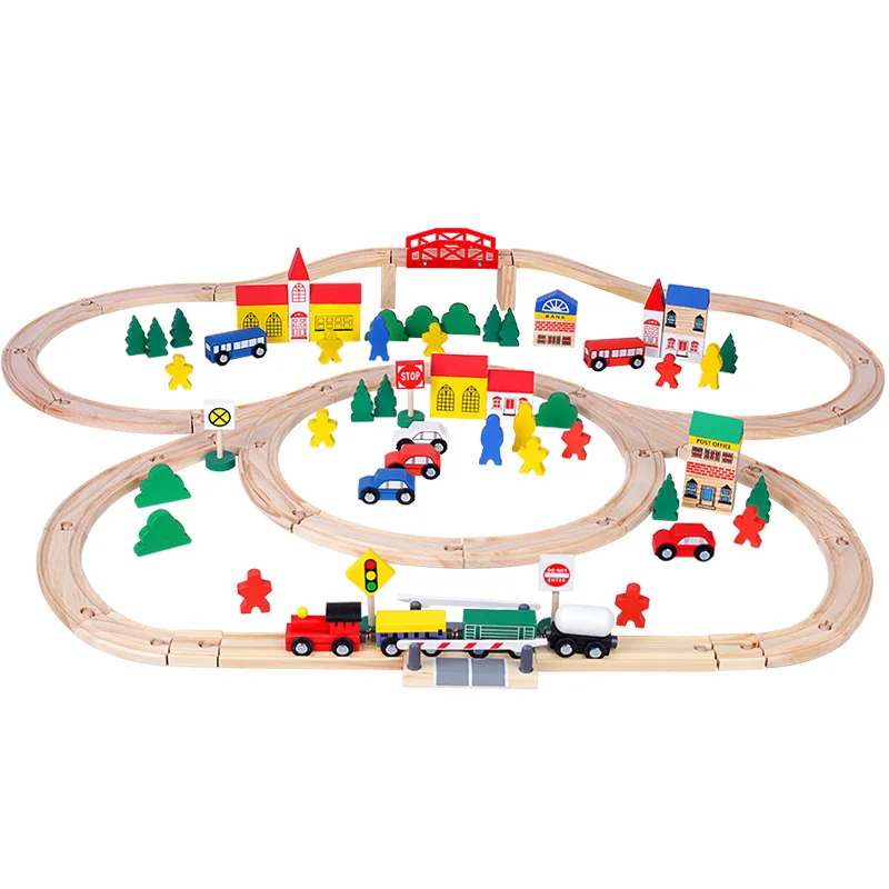 target wooden train track