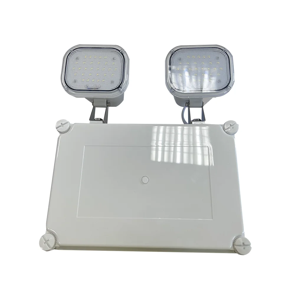 High Lumen 2x6W LED Twin Spot Emergency Light with 3-Year Warranty and 50000 Hours Lifespan