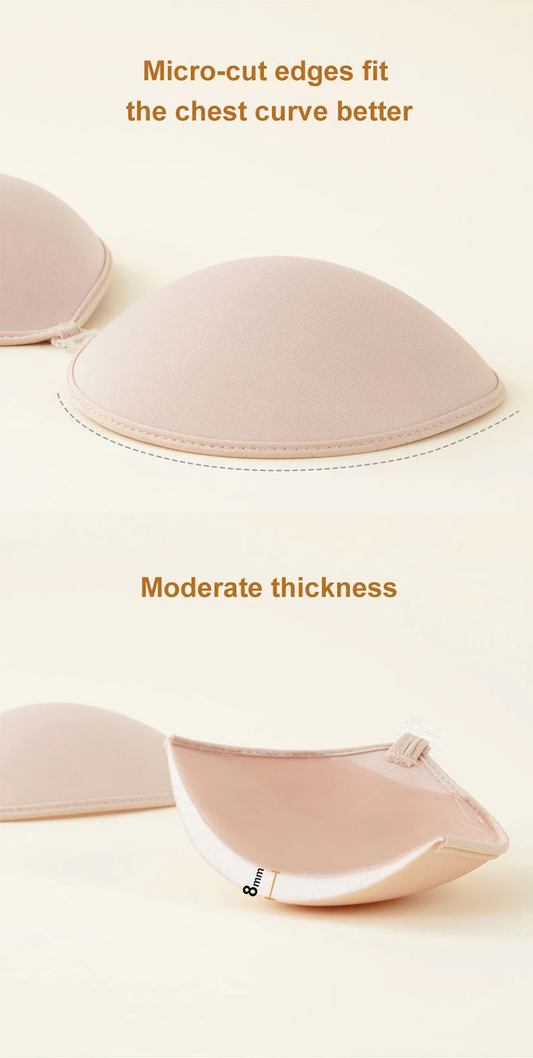 Dropshipping Adhesive Bra Strapless Sticky Invisible Push Up Silicone