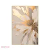 Peinture de fleurs abstraites