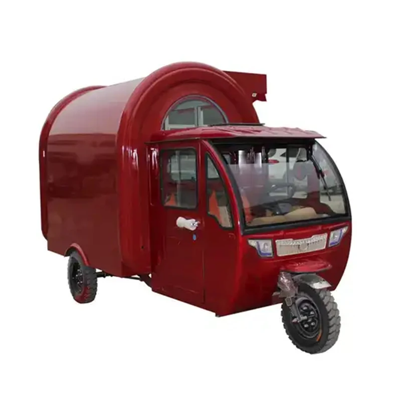 JX-FR220GH Mobile Fast Food Truck Electric Food Tricycle for Sale in China