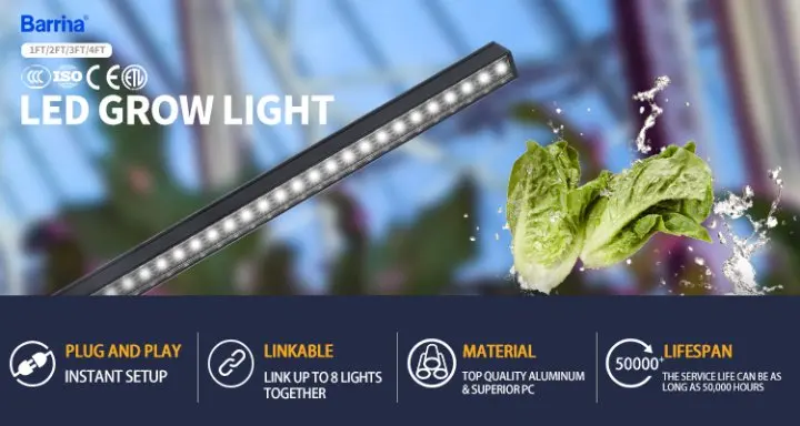 Attachable Led T5 Tube Light Hydroponics Grow Lights for Indoor Plants ...